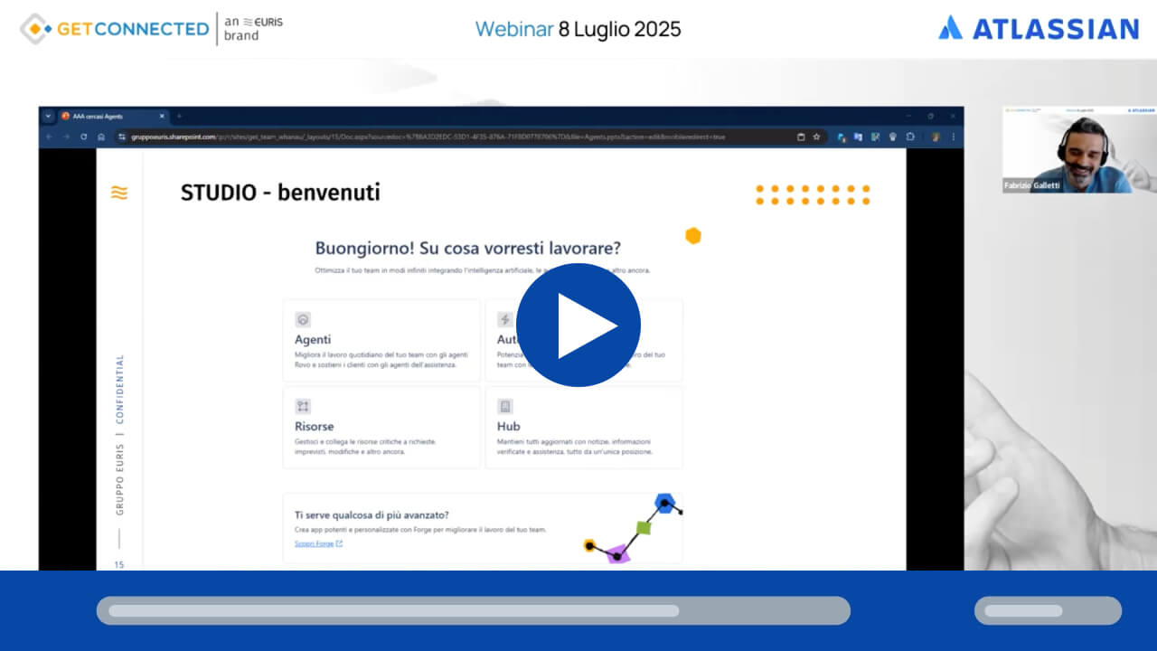 Crea il tuo primo AI Agent con Atlassian – Webinar