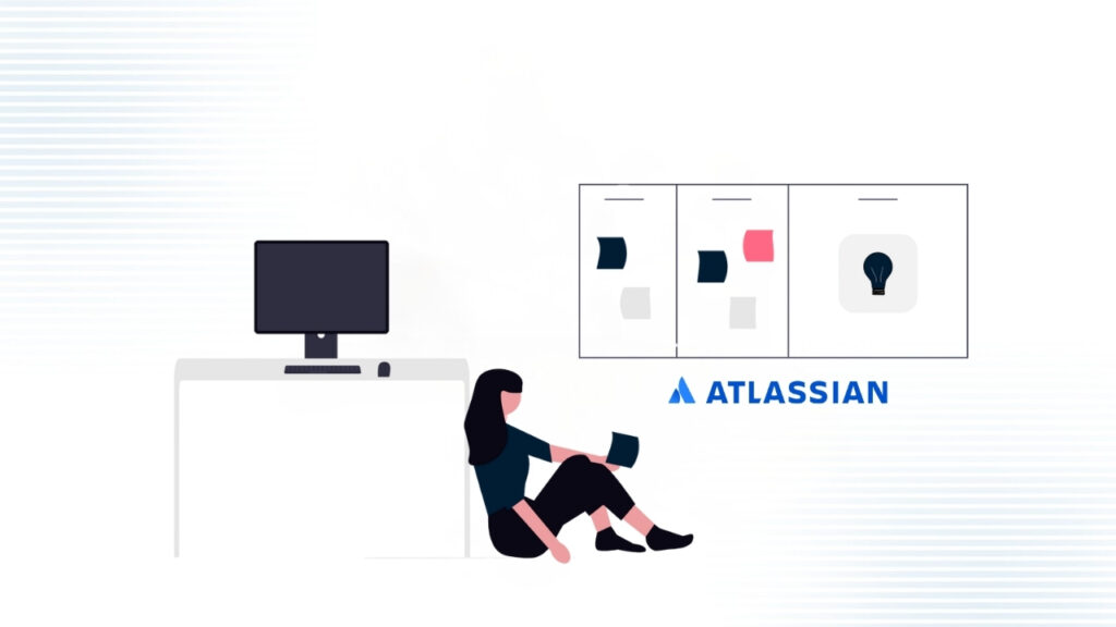 illustration woman thinking about Governance, risk and control